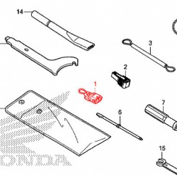 35102-KVZ-630 : Arrancador de emergencia Honda X-ADV 750