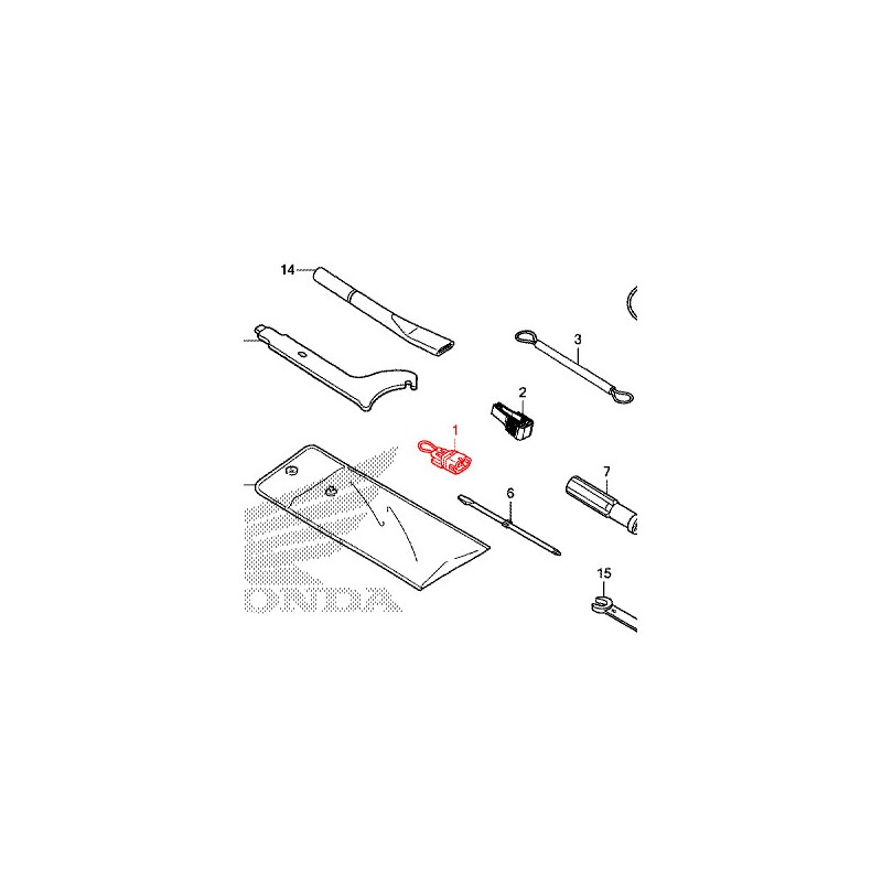 35102-KVZ-630 : Emergency jump starter socket Honda X-ADV 750