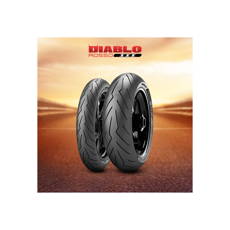 2635200 : Pirelli Diablo Rosso 3 120/70ZR17 58W TL Honda X-ADV 750