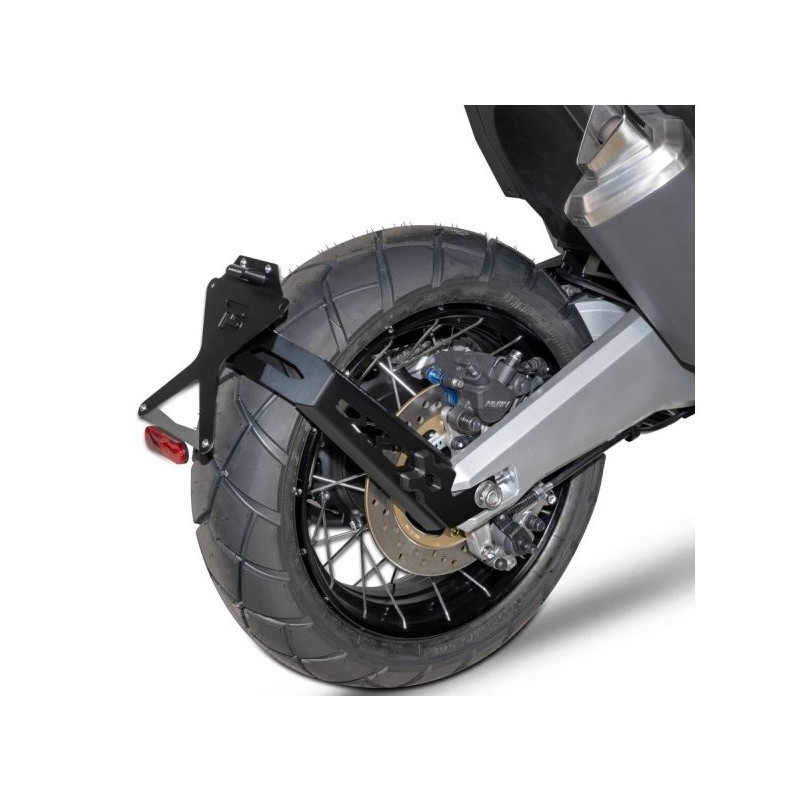 HX7104-17-SN + N1002 : Soporte de matrícula desplazado Barracuda Honda X-ADV 750