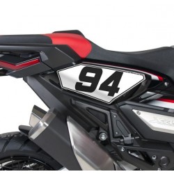 HX7400 + CHIFFRES : Racing Plate Holder Barracuda Honda X-ADV 750