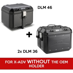 gividolomitipackb : Givi Dolomiti-Pack für X-ADV OHNE originalen Gepäckträger Honda X-ADV 750