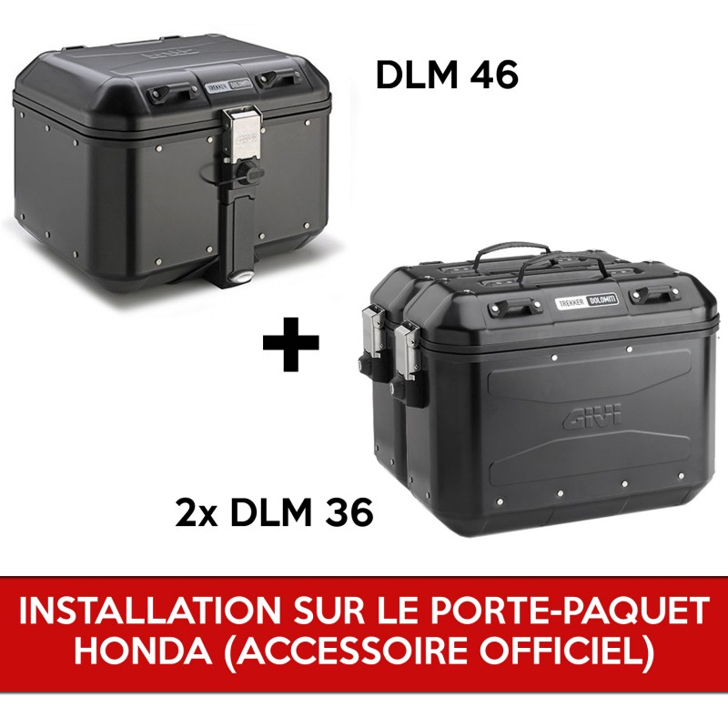 gividolomitipackb : Pacchetto Givi Dolomiti per X-ADV CON portapacchi originale Honda X-ADV 750