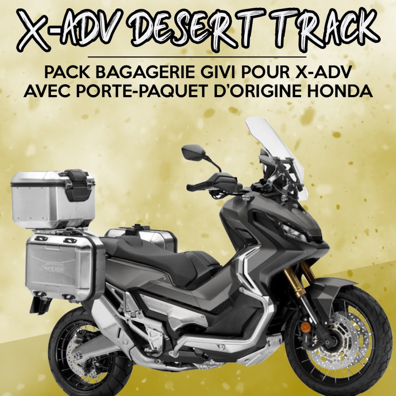 desertrackpack : Givi X-ADV Desert Track Set MIT Gepäckträger Honda X-ADV 750