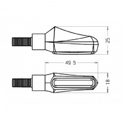 9084N : Curve Puig Turn Signals Honda X-ADV 750