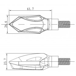 9946N : Indicatore di direzione House Puig Honda X-ADV 750