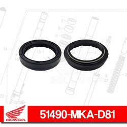 51490-MKA-D81 : Honda oil seal Honda X-ADV 750