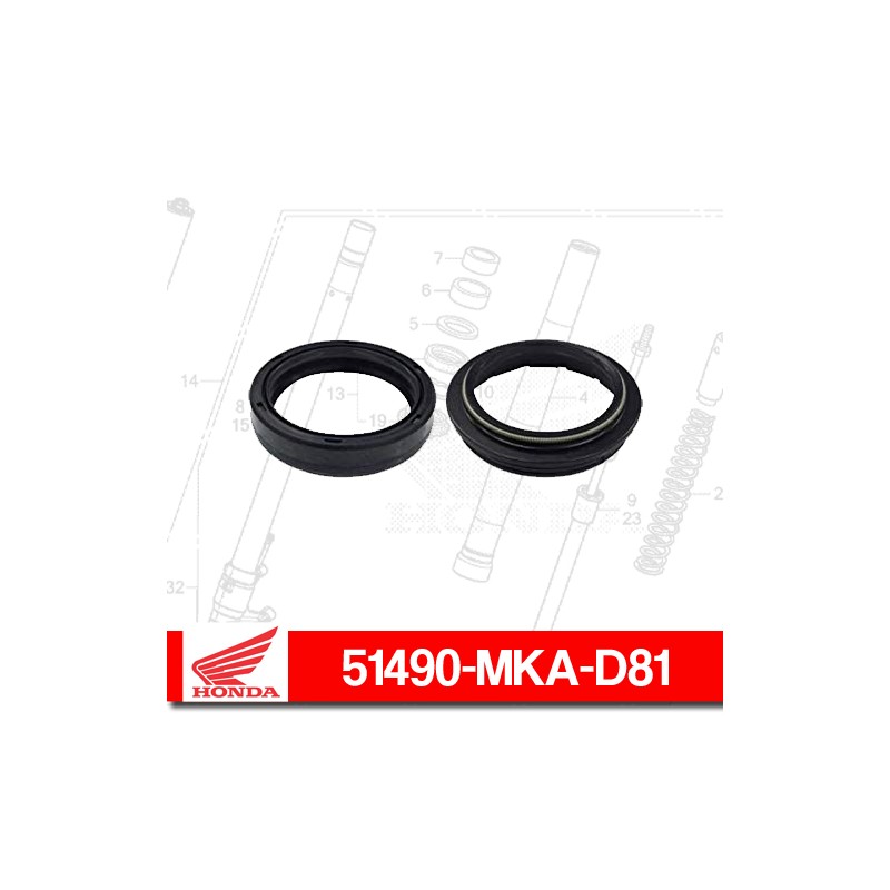 51490-MKA-D81 : Guarnizione paraolio Honda Honda X-ADV 750