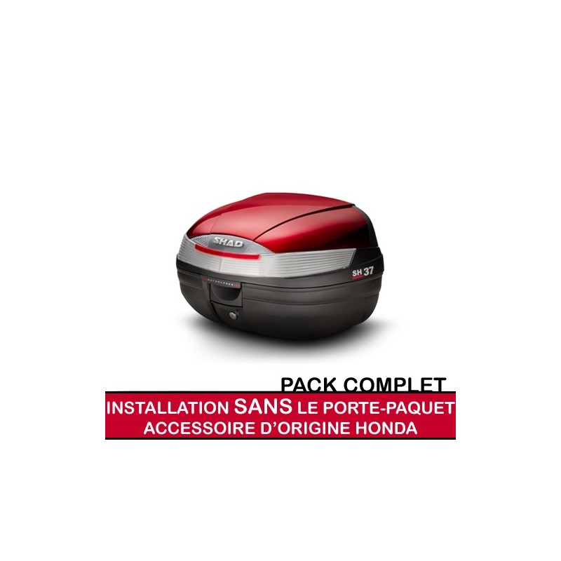 packsh37rouge : Pack Shad SH37 per X-ADV SENZA portapacchi originale Honda X-ADV 750