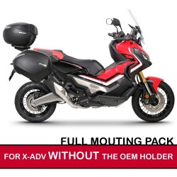 shadfullpack : Pack baúl superior y maletas Shad para X-ADV SIN portaequipajes original Honda X-ADV 750