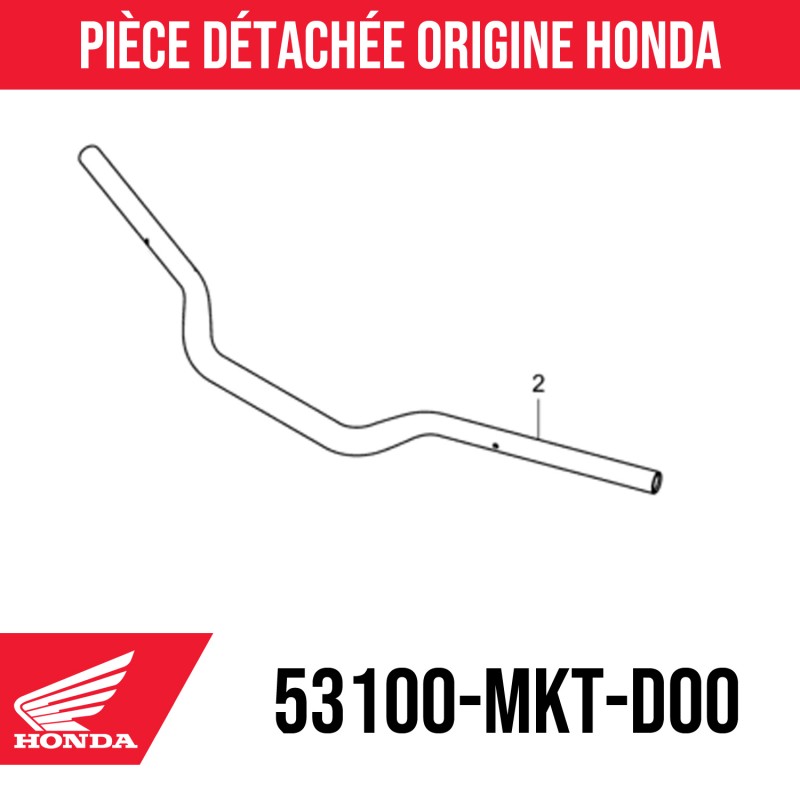 53100-MKT-D00 : Honda 2021 Original Handlebar Honda X-ADV 750