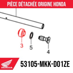 53105-MKK-D01ZE : Embout de manillar original Honda 2021 Honda X-ADV 750