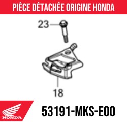 53191-MKS-E00 : Fijación de protectores de manos Honda 2021 Honda X-ADV 750