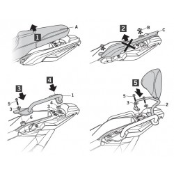 H0XD71RV : Dosel de pasajero Shad Honda X-ADV 750