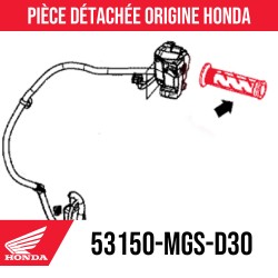 53150-MGS-D30 : Left Handle Honda Honda X-ADV 750