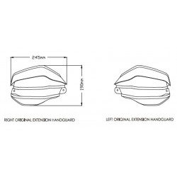 3824 : Estensioni para mani Puig 2021 Honda X-ADV 750