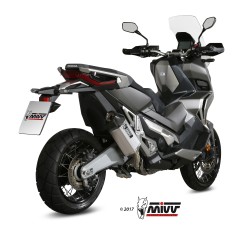 H.066.LRX : Mivv Speed Edge Inox Auspuff Honda X-ADV 750