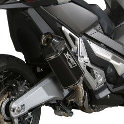 H.066.LRB : Mivv Speed Edge Black Silencer Honda X-ADV 750