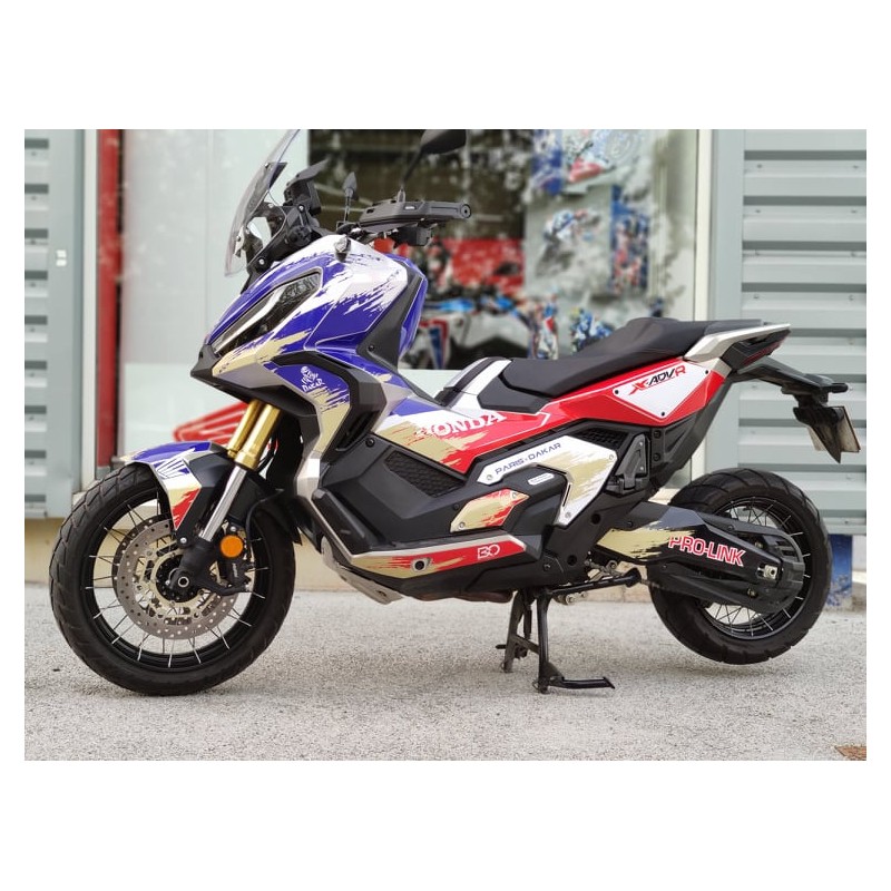 rallye : Rallye Dekorationsaufkleber Set Burn-Out Design Honda X-ADV 750