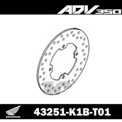 43251-K1B-T01 : Rear Brake Disc Honda ADV 350 Honda X-ADV 750