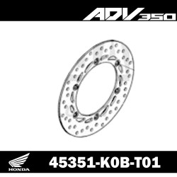 45351-K0B-T01 : Bremsscheibe vorne Honda ADV 350 Honda X-ADV 750