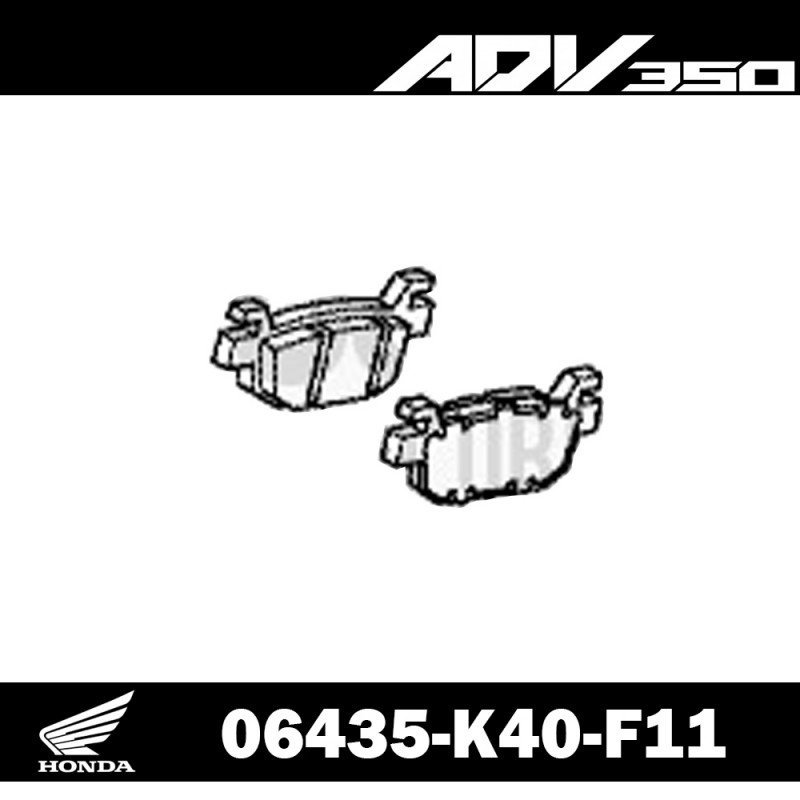 06455-K40-F12 : Pastillas delanteras Honda ADV 350 Honda X-ADV 750