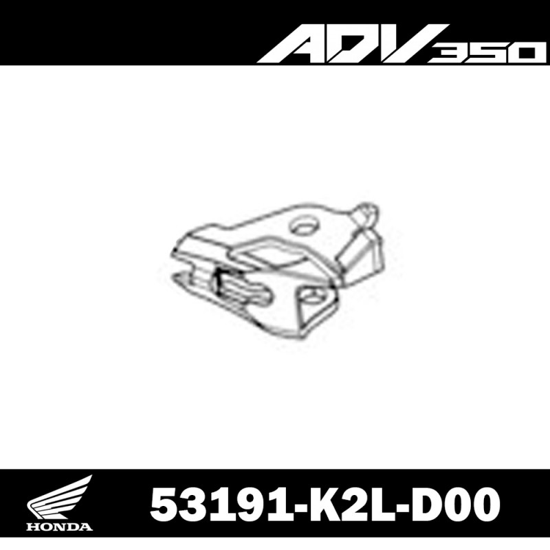 53191-K2L-D00 : Soporte de puño derecho Honda X-ADV 750