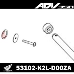 PACK-EMBOUT-ADV350 : Estremità del manubrio ADV 350 Honda X-ADV 750