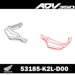 53185-K2L-D00 + 90112-MGS-D30 : Left Hand Guard ADV 350 Honda X-ADV 750