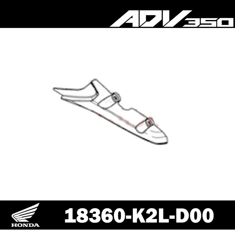 18360-K2L-D00 : ADV 350 Collector Protection Honda X-ADV 750