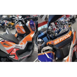 KIT-REPSOL-NOIR-350 : Kit de decoración Repsol ADV 350 Honda X-ADV 750