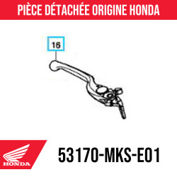 53170-MKS-E01 : Levier de frein droit origine Honda 2025 Honda X-ADV 750