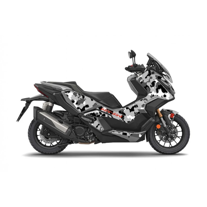 camouflage-350 : Burn-Out Design Camouflage ADV350 Decal Sticker Kit Honda X-ADV 750