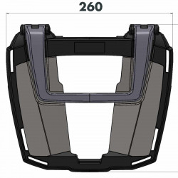 FS66195380101 : Hepco-Becker Easyrack Top Case Holder for ADV 350 Honda X-ADV 750