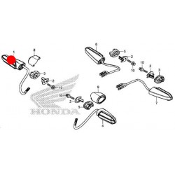 33400-MKH-D01 : Indicatore di direzione originale Honda Honda X-ADV 750