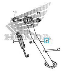 50530-MGS-D70 : Cavalletto laterale NC700D Integra Honda X-ADV 750